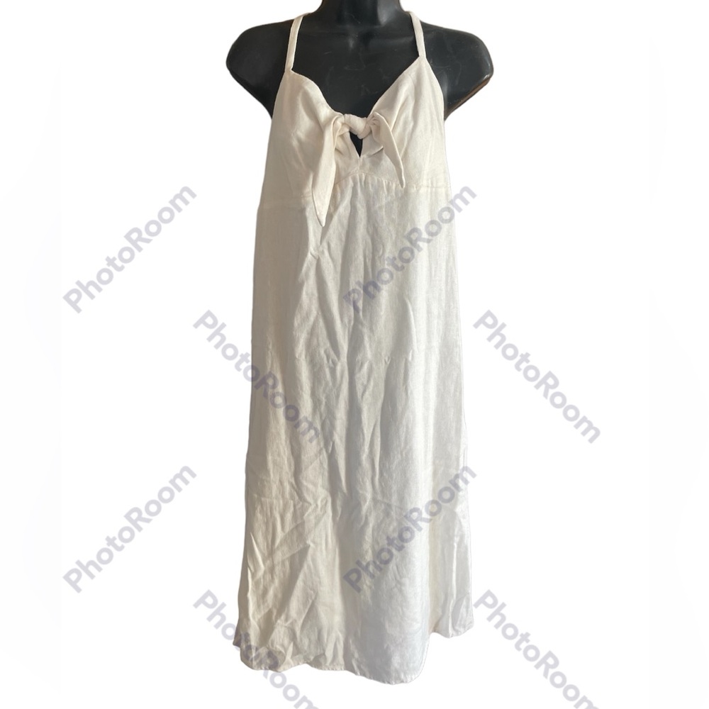 Old Navy Pink Linen Blend Midi
Dress Size S